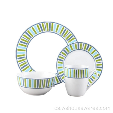 Nově navržený čínský dekal tištěný porcelánový nádobí